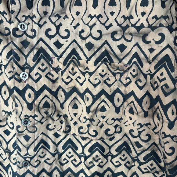 Johari West Short Sleeve Tie Die Hawaiian Button Up Shirt XL‎ - Picture 9 of 12